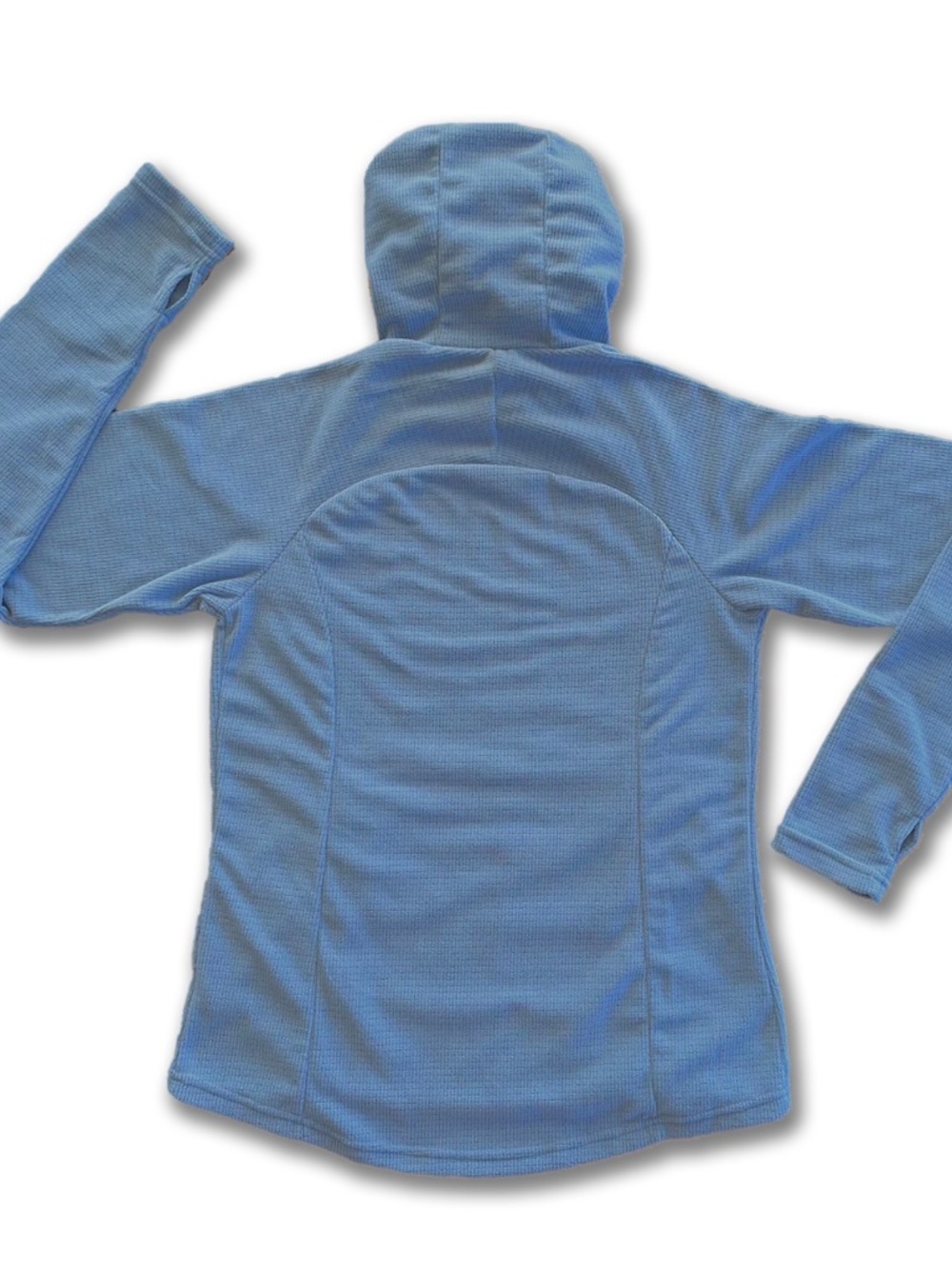 Women’s SkyGoat Microgrid Fleece Camp Hoodie Blue Small - Picture 2 of 10